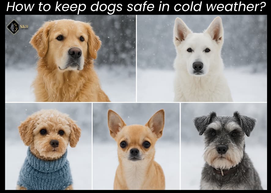 Cold weather dog care and winter safety tips by SK9 Training World